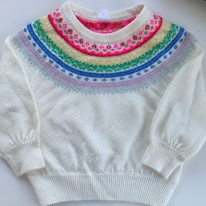 GAP Kids Multicolor Patterned Sweater